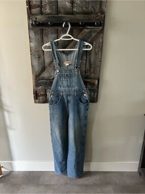 Women's Vintage London Jean Classic Blue Denim Overalls